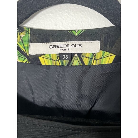 Greedilous Colorful Abstract Artsy Full Zip Vest Size 38 Unisex - Picture 5 of 14